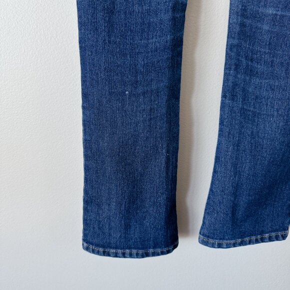 OshKosh B'Gosh jeans size 7 dark wash skinny boot cut for girls - Picture 8 of 12